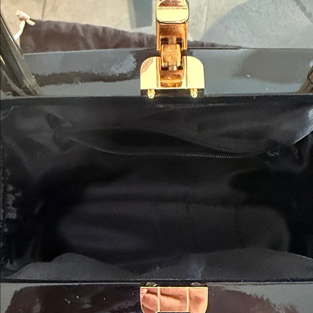 Timmy Woods Black and Gold Small Bag - Picture 9 of 9